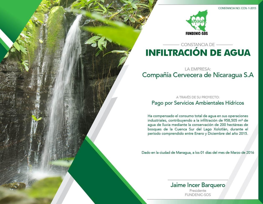 Constancia PSA No. CCN-1- 2015