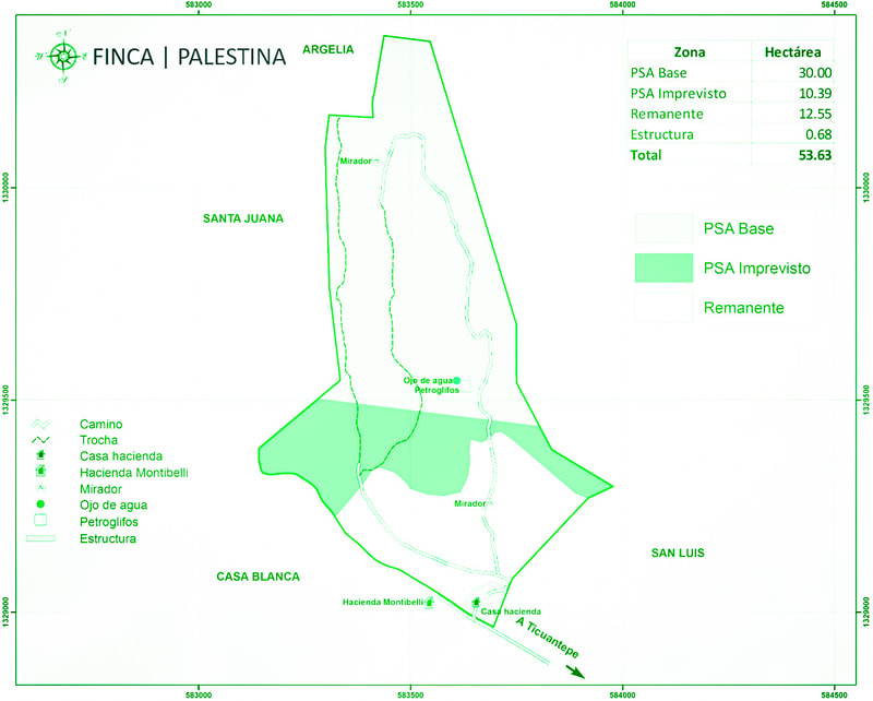 PALESTINA | 56 ha
(30 base, 10 imprevisto)