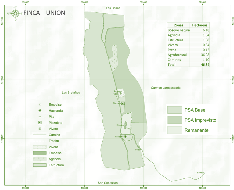 UNION | 47 ha
(30 base, 10 imprevisto)